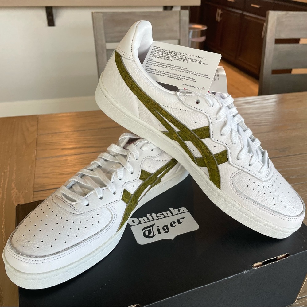 NEW Onitsuka Tiger GSM Unisex shoes white/hunter green